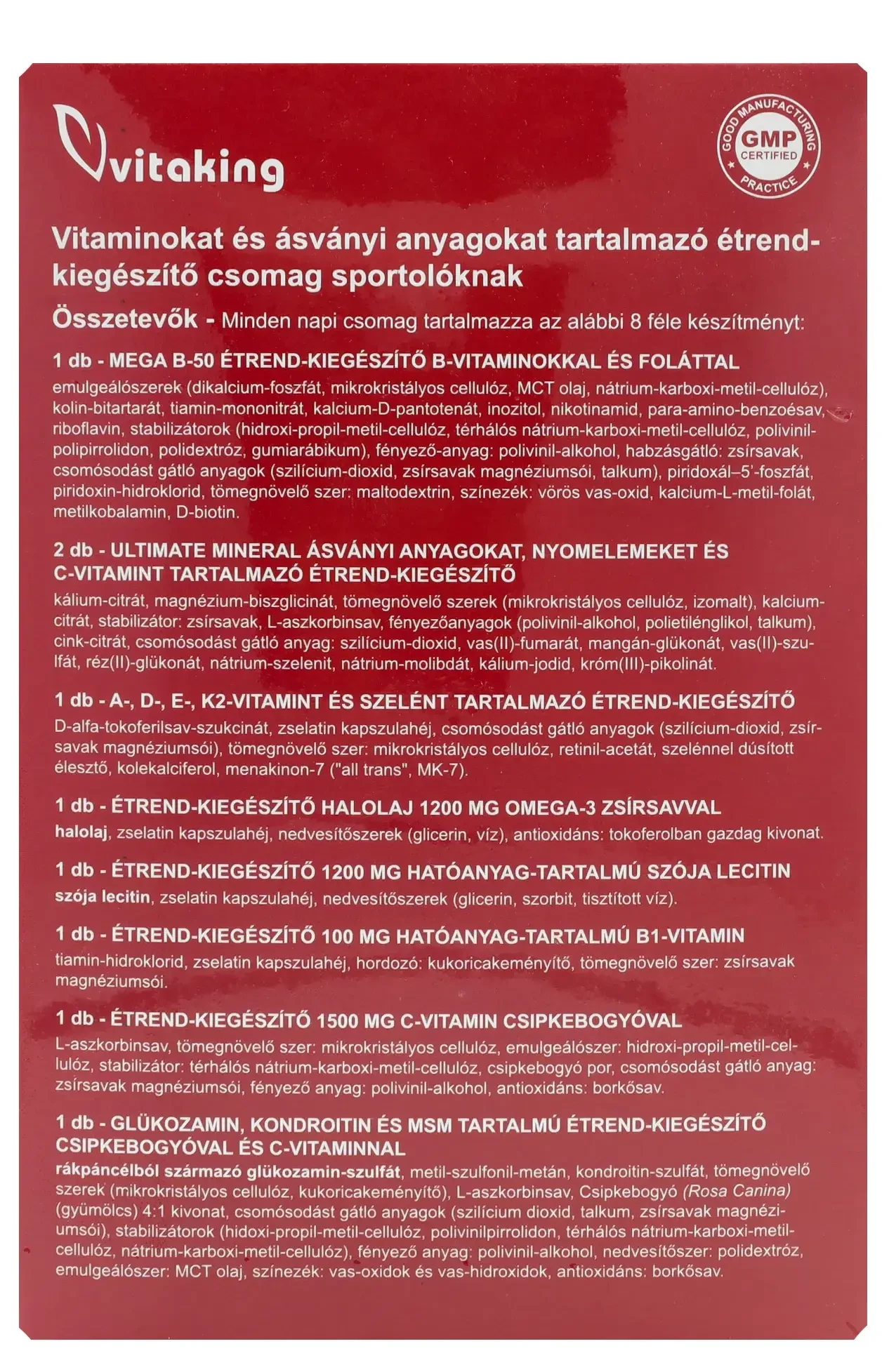 365 SPORT Multivitamin csomag 60db