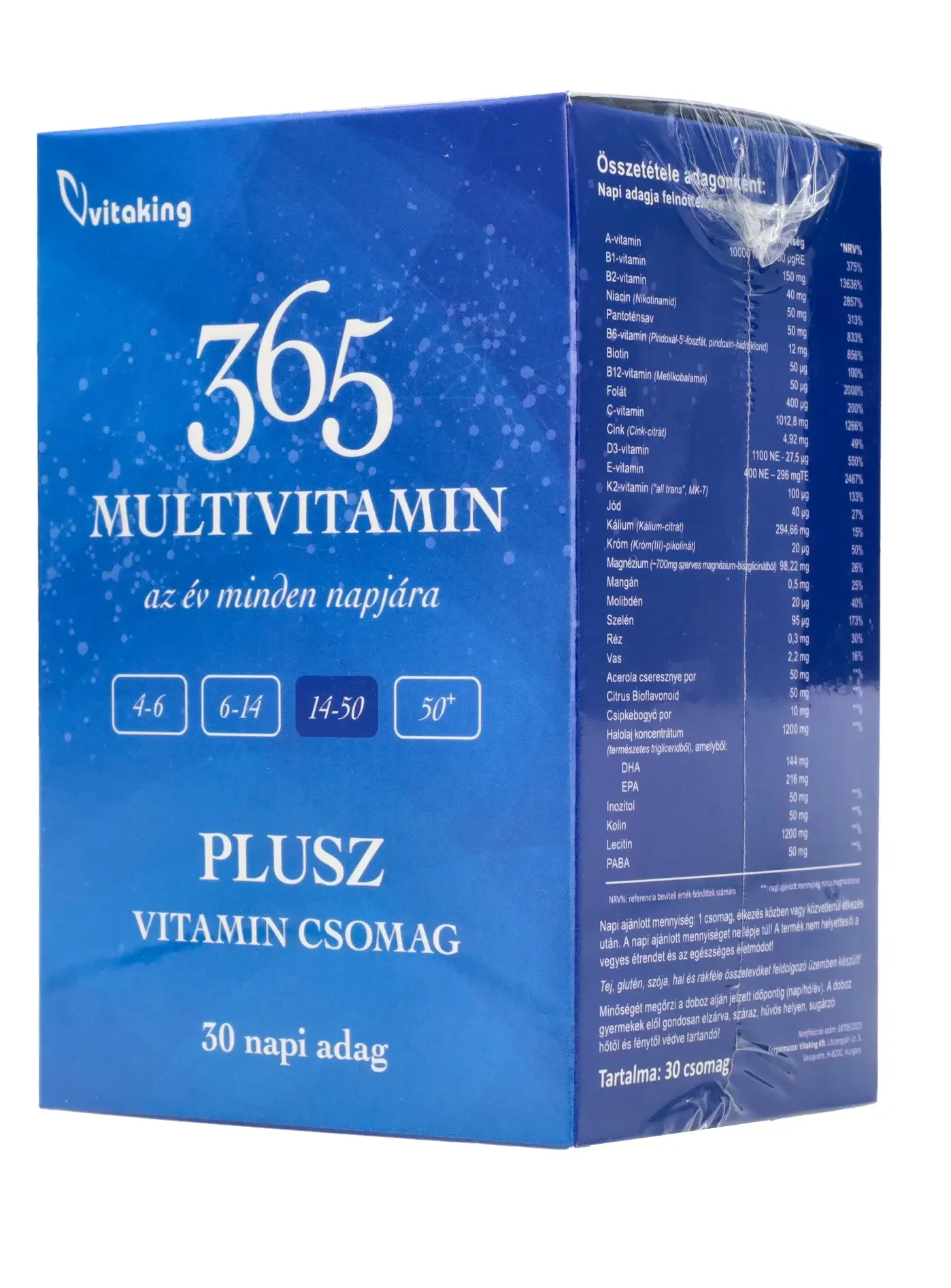 365 PLUSZ Multivitamin csomag 30db