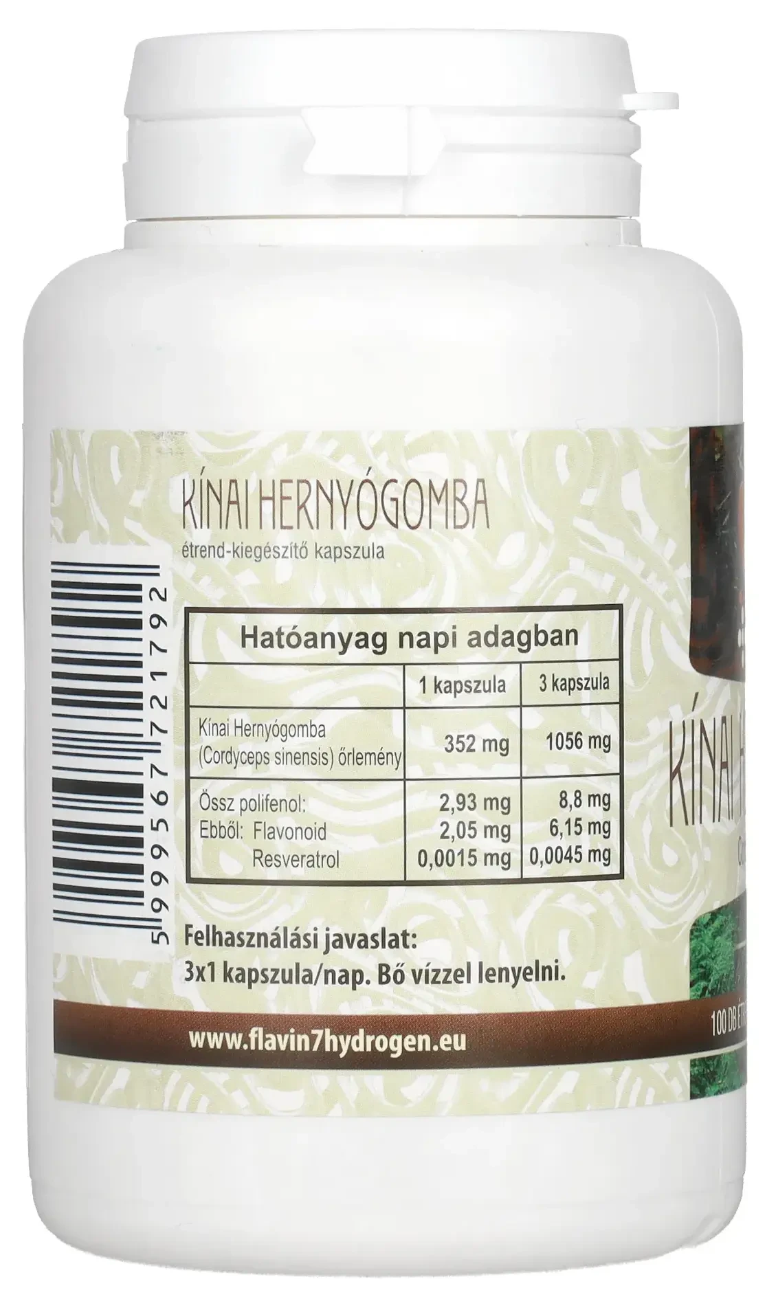 Myco Crystal Kínai hernyógomba 100db