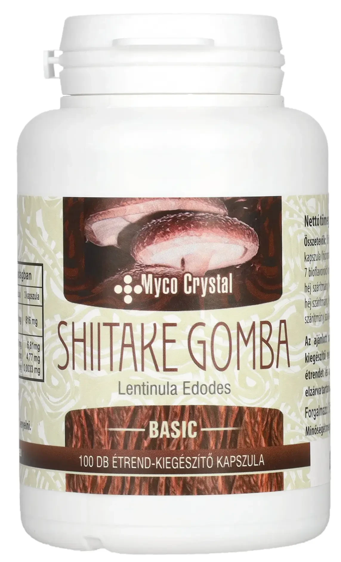 Myco Crystal Shiitake kapszula 100db