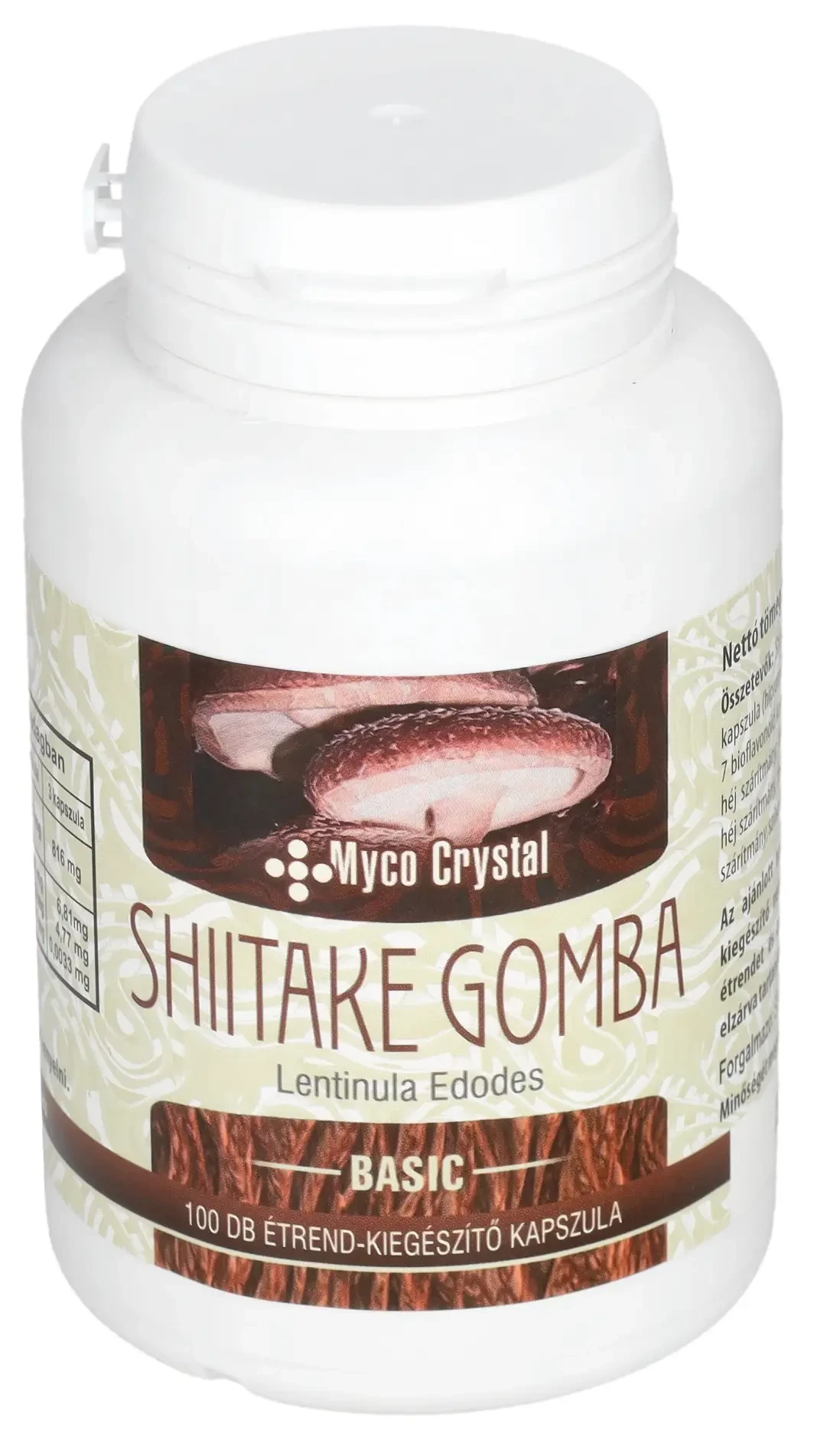 Myco Crystal Shiitake kapszula 100db