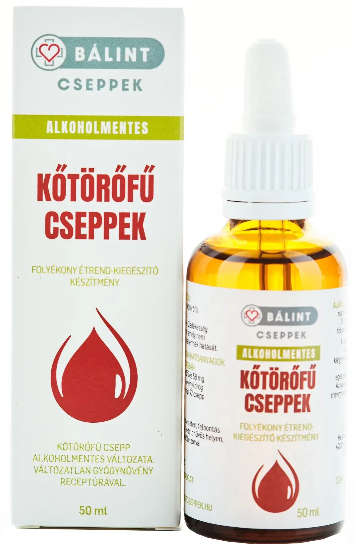 Bálint Cseppek Alkoholmentes Kőtörőfű Cseppek 50 ml