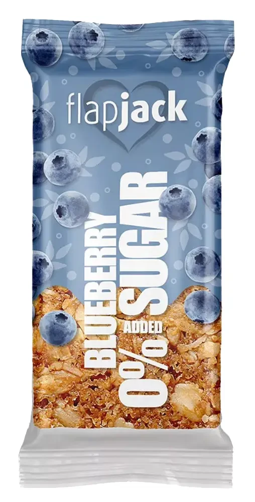 FLAPJACK Áfonyás zabszelet 100g 0% hozzáadott cukor
