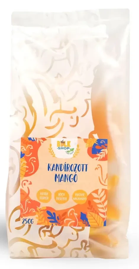 Bulkshop Kandírozott mangó szeletek 250g