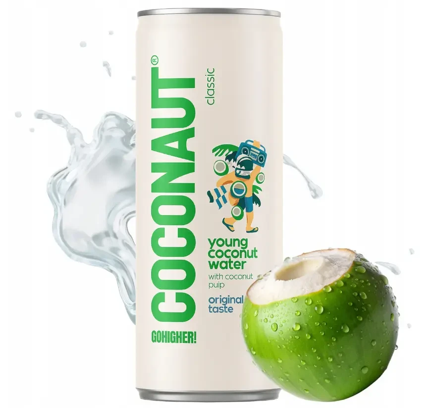Coconaut Kókuszvíz Gyümölcshússal 320ml, CAN