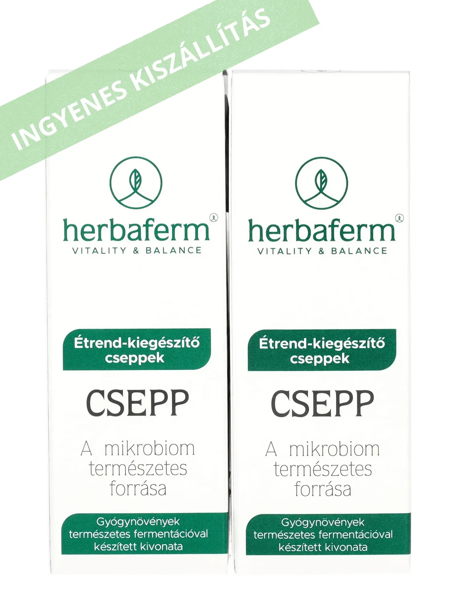 Herbaferm étrend-kiegészítő cseppek 2x30ml ingyenes szállítással