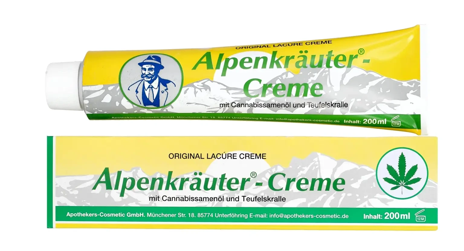 Alpenkrauter gyógynövény krém 200ml