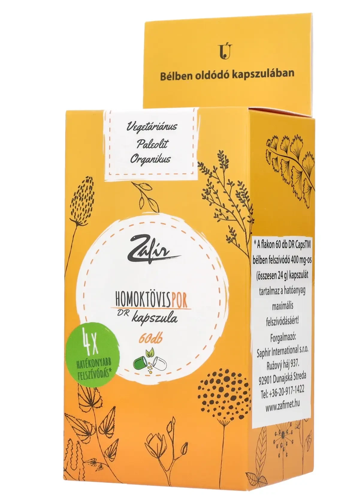 Zafír Homoktövispor Kapszula 60 db