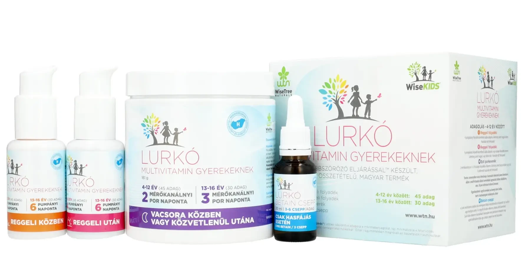 WTN Lurkó multivitamin gyerekeknek csomag