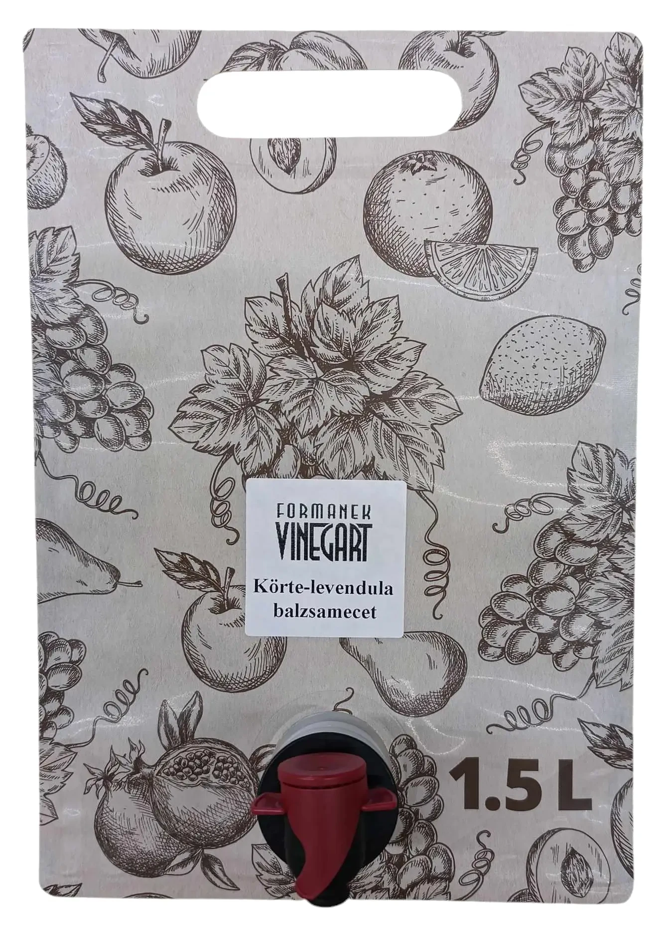 Formanek Vineg'Art Körte-Levendula Balzsamecet 1,5l (álló tasakban)
