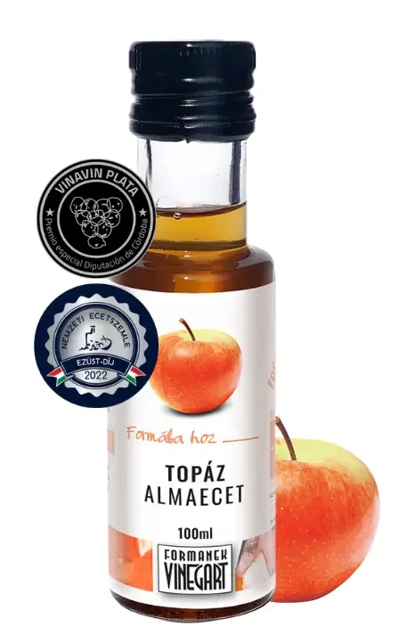 Vinavin ecetválogatás, 3x100ml (Topáz almaecet, Áfonya-ibolya balzsamecet, Csipkebogyó balzsamecet)