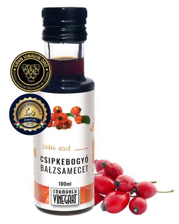 Vinavin ecetválogatás, 3x100ml (Topáz almaecet, Áfonya-ibolya balzsamecet, Csipkebogyó balzsamecet)