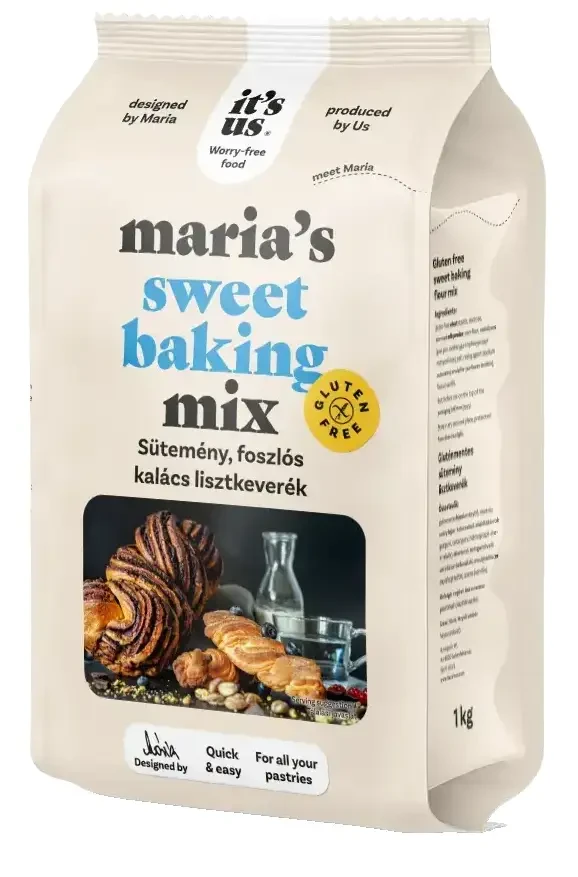 it's us MARIA'S Gluténmentes Édes sütemény (Sweet baking) lisztkeverék 1kg