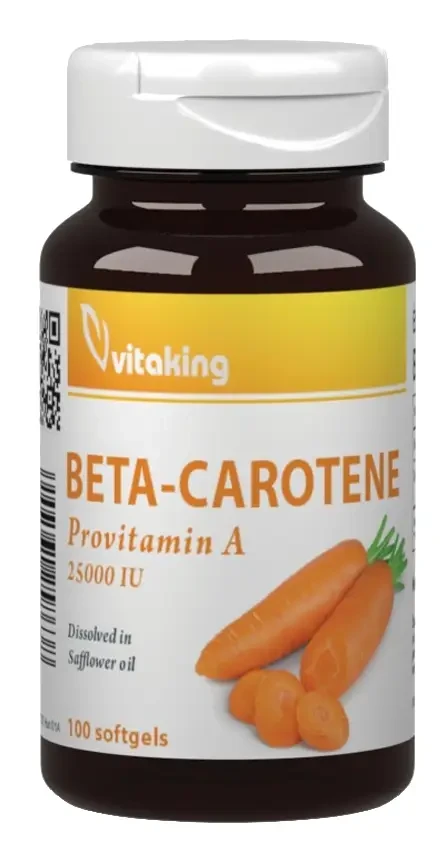 Vitaking Bétakarotin 15 mg 100 db