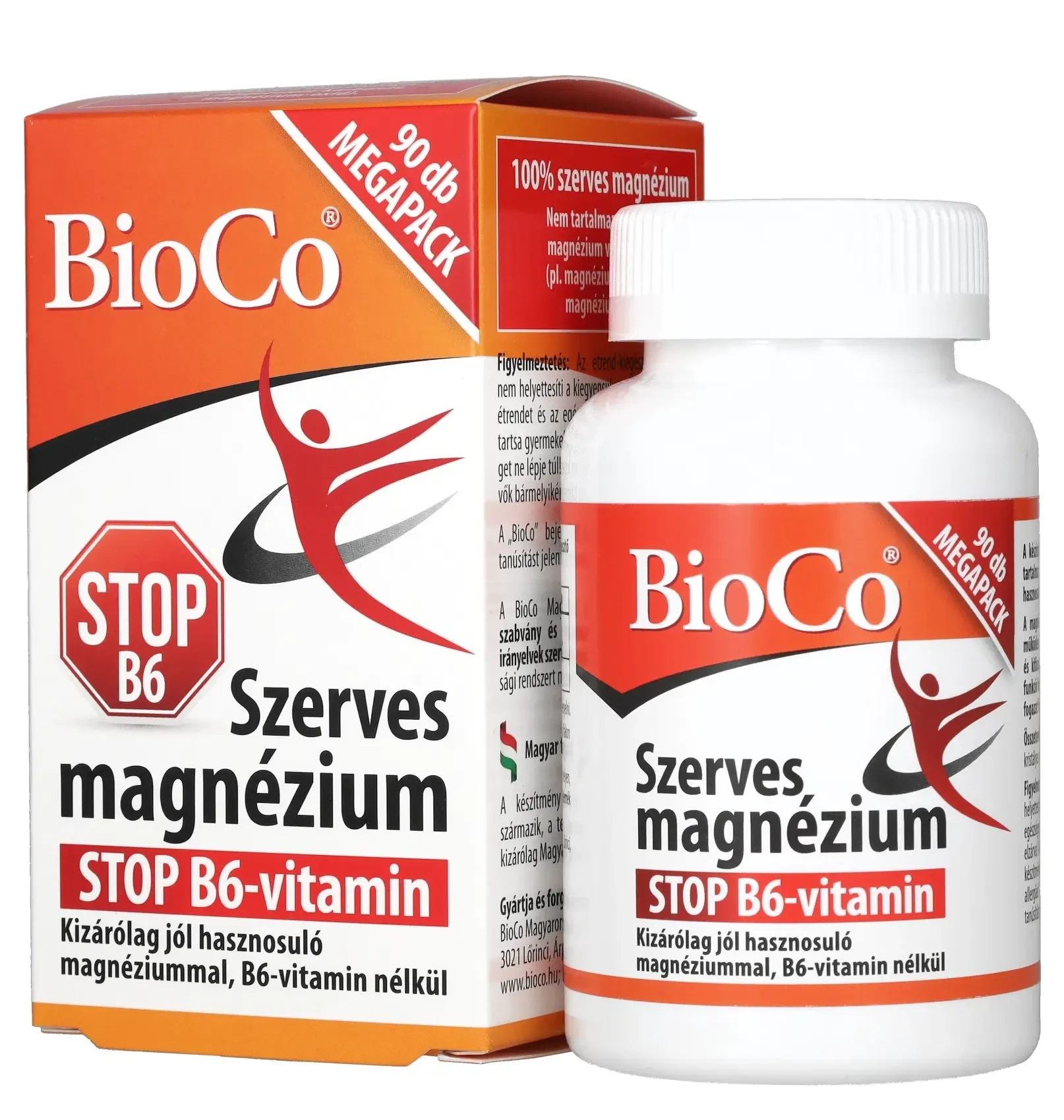 Bioco Szerves magnézium STOP b6-vitamin Megapack 90db