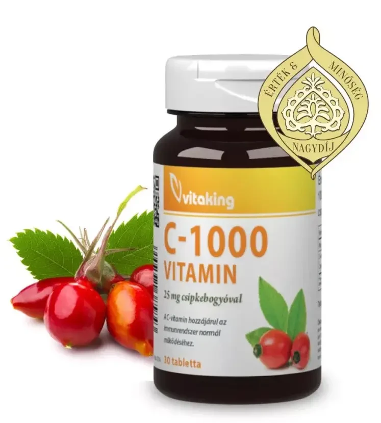VK C-1000 mg vitamin csipkebogyóval 30 db
