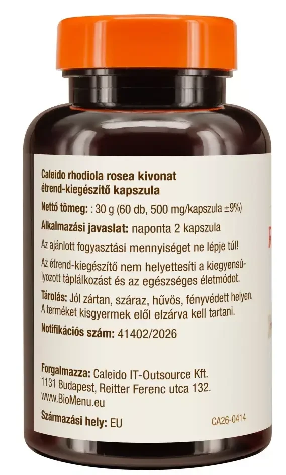 Caleido Rhodiola Rosea Kivonat  Kapszula 60 db