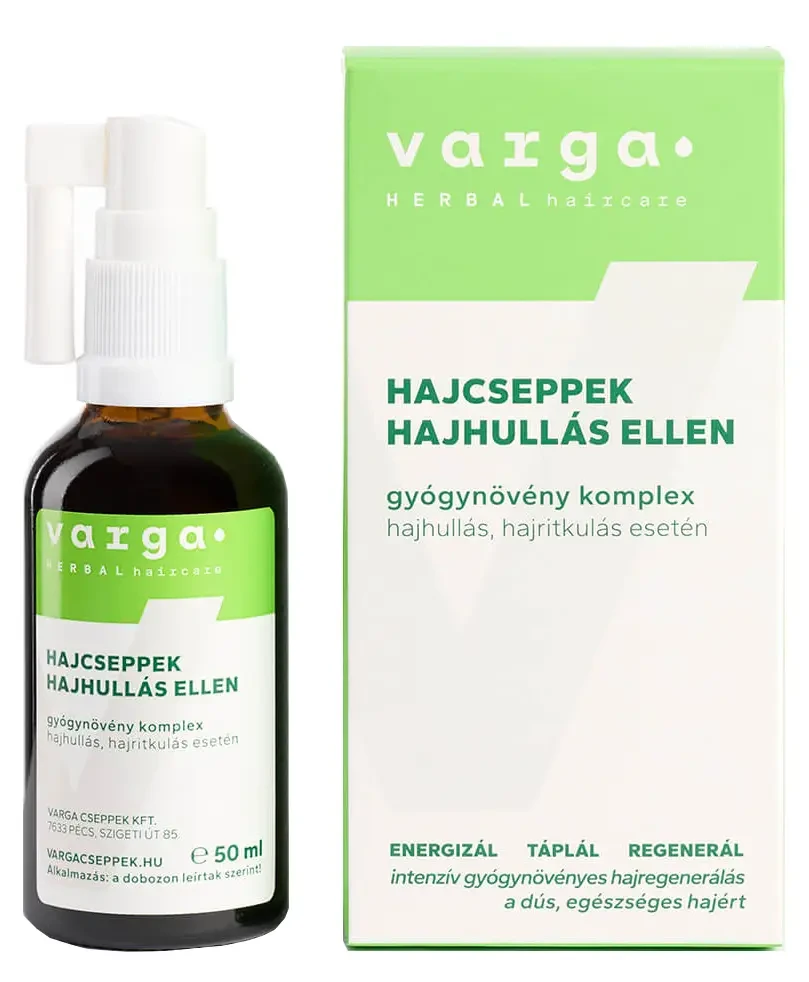 Varga hajcseppek hajhullás ellen 50ml