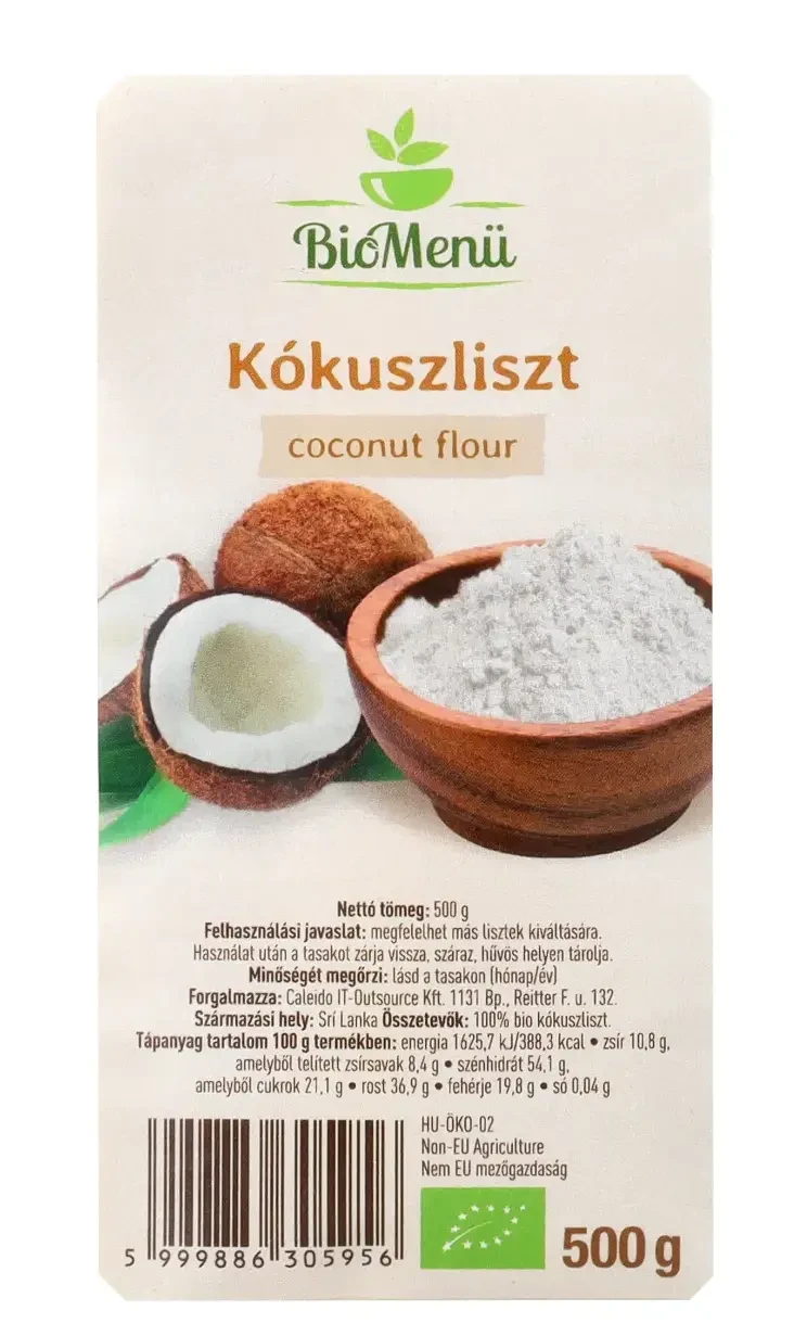 BioMenü Bio Kókuszliszt 500 g