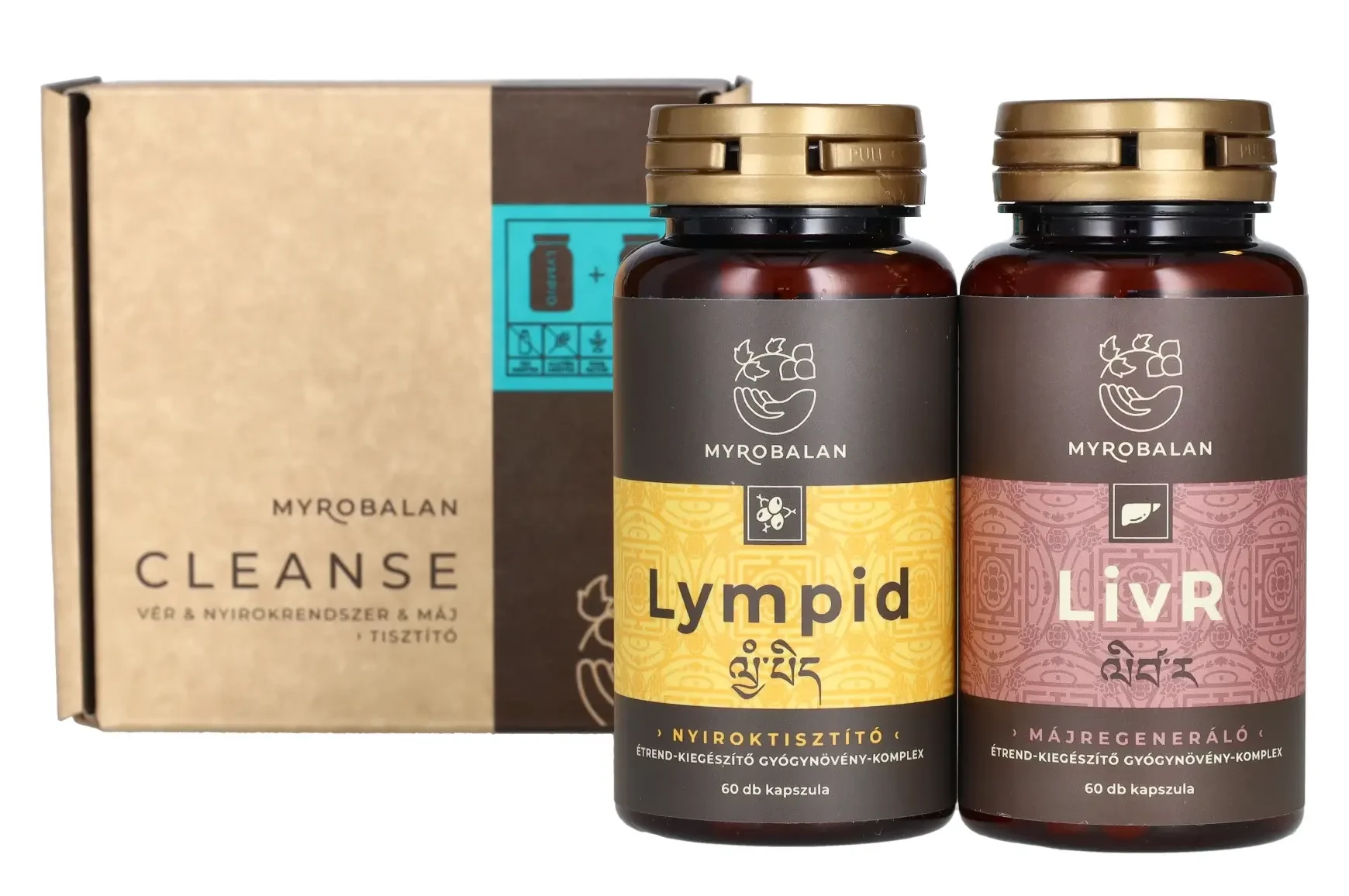 Myrobalan Cleanse -vér & nyirokrendszer & máj tisztító program