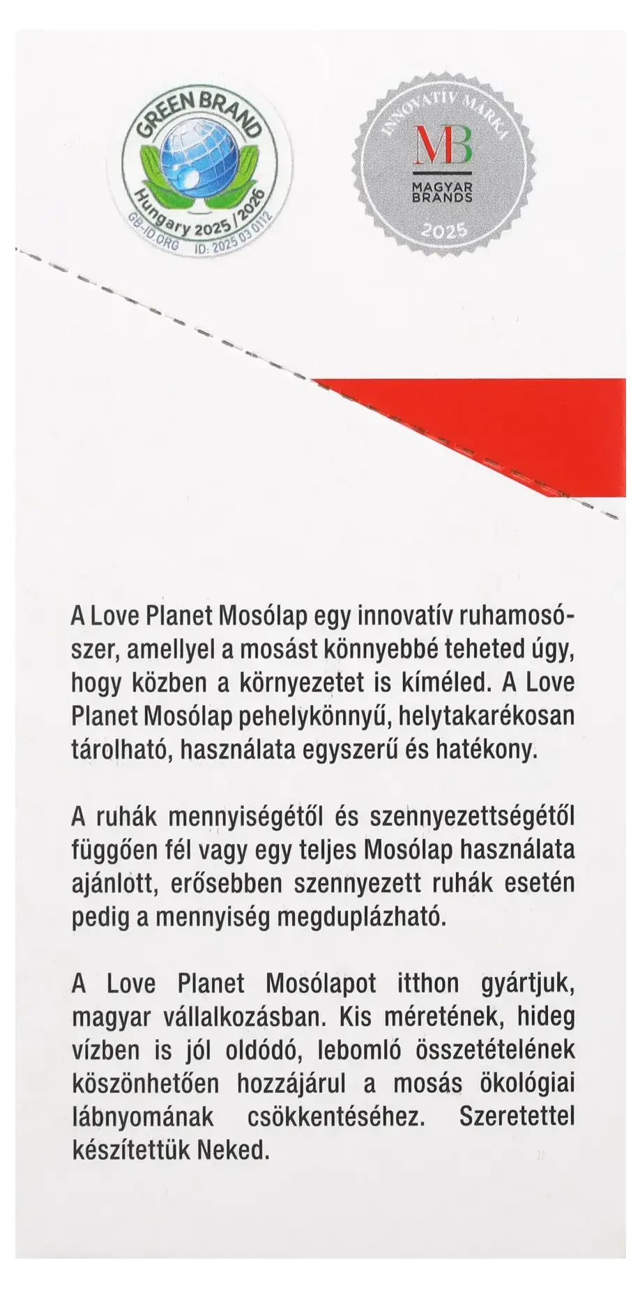 MOSÓLAP KLASSZIKUS, ILLATOS 48 MOSÁSRA