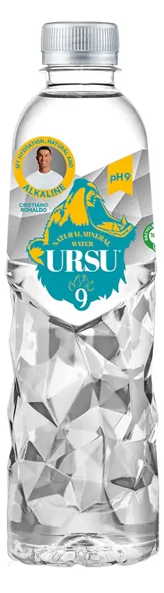 Cristiano Ronaldo-Ursu9  lúgos ásványvíz 500 ML(DRS)