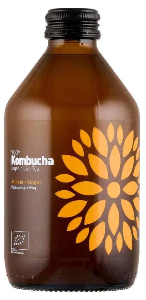 Vigo - BIO Longbrew Kombucha Acerola Gyömbér 330 ml