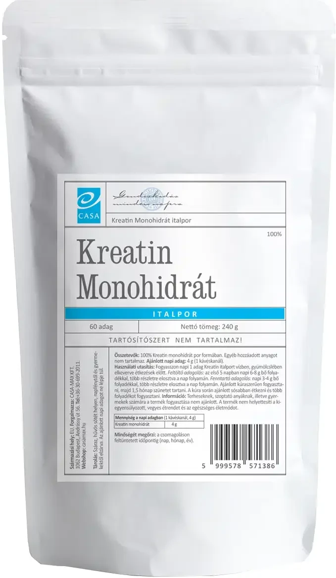 CASA Kreatin Monohidrát Italpor 60 adag 240g