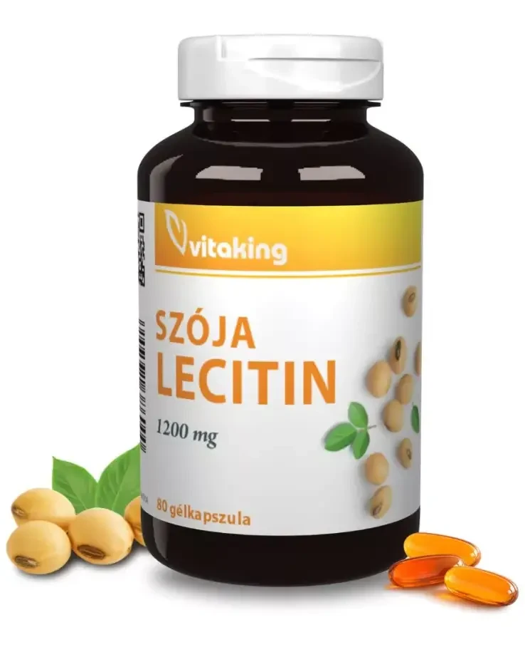 VK Szója Lecitin 1200mg 80 db Gélkapszula