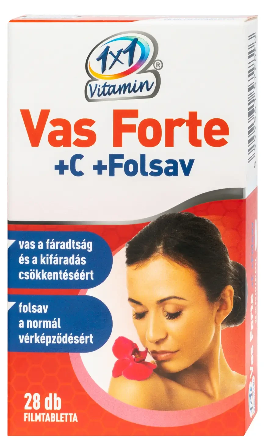 1x1 Vitamin Vas Forte + C + Folsav filmtabletta 28db