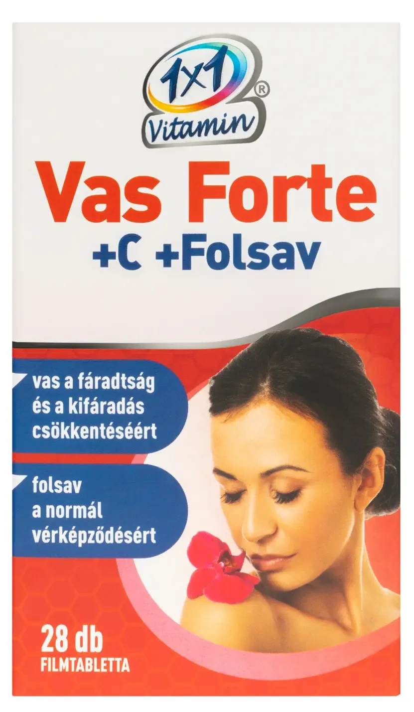 1x1 Vitamin Vas Forte + C + Folsav filmtabletta 28db