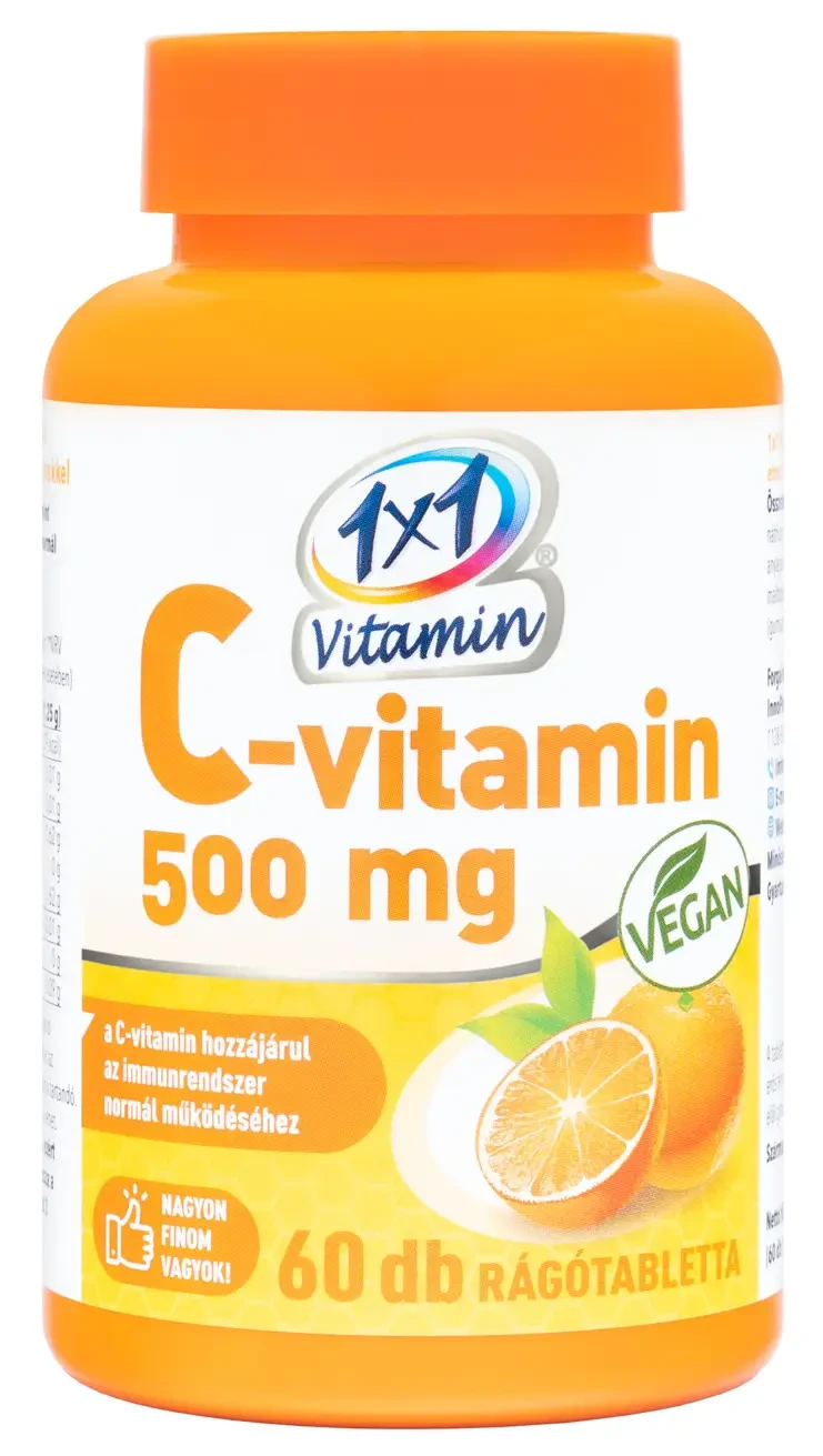 1x1 Vitamin C-vitamin 500mg rágótabletta 60db