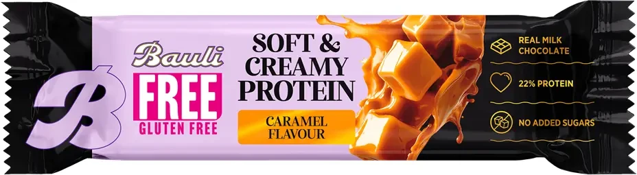 Bauli Max Sport GM Soft & Creamy Karamellás  Proteinszelet 45 g