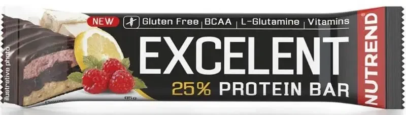 Nutrend Excelent protein szelet 25% Citrom- Curd Sajt - Málna 85 g