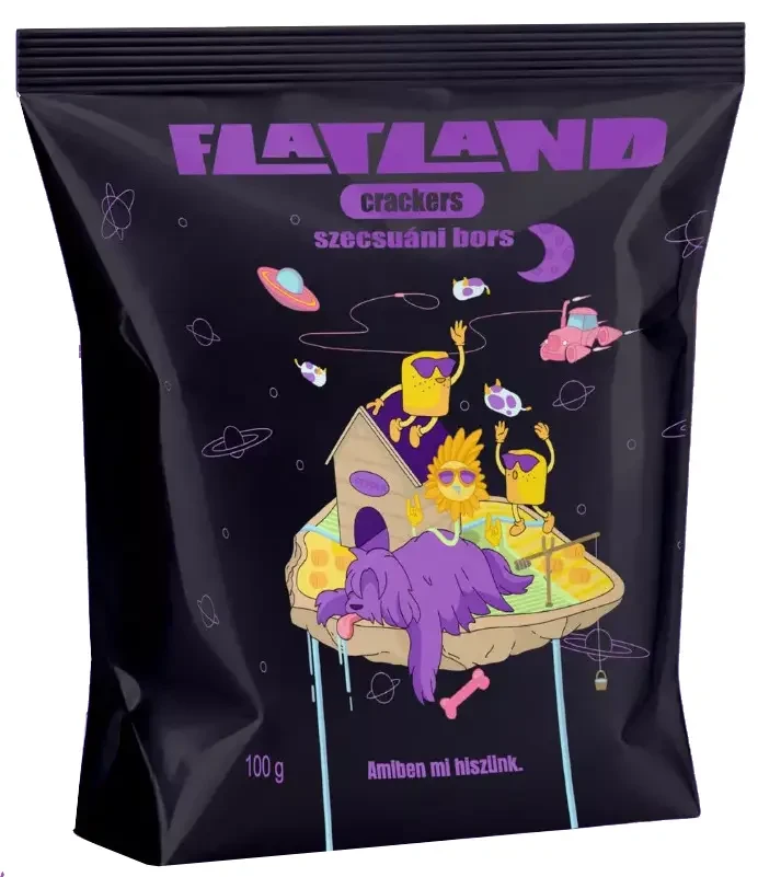 Grapiola Flatland Crakers Szecsuáni Bors 100 g