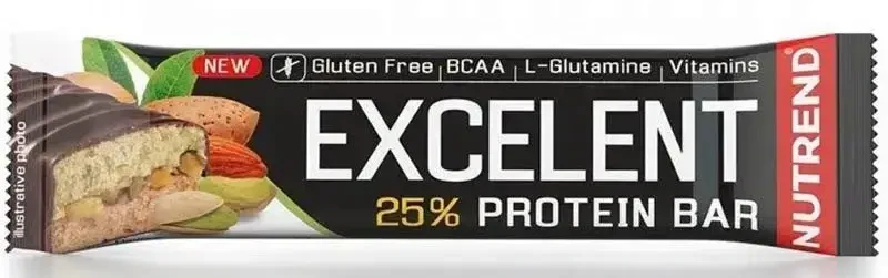 Nutrend Excelent protein szelet 25% Mandula - Pisztácia 85 g