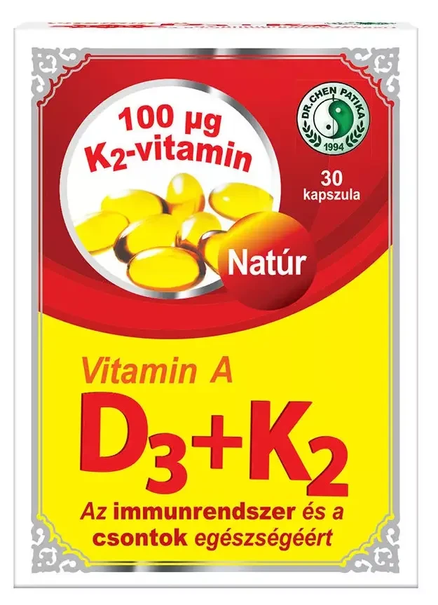Dr.Chen A + D3 + K2 Vitamin Kapszula 30 db
