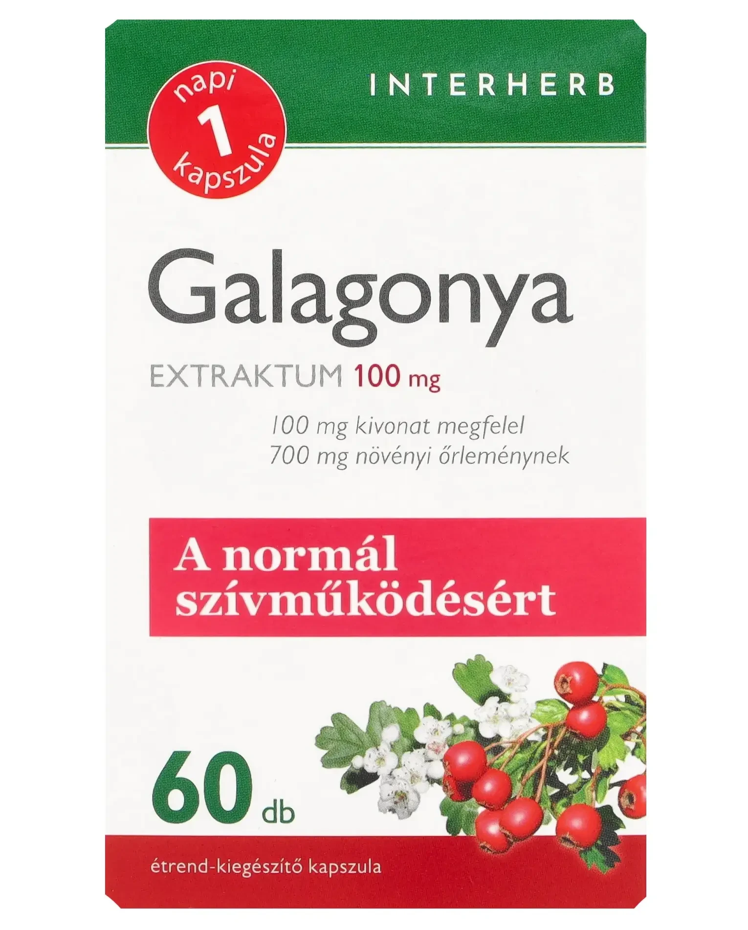 Interherb Napi1 Galagonya Extraktum 60db