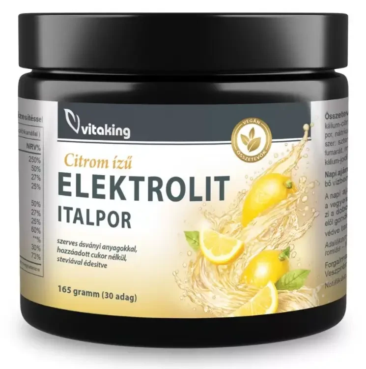 VK Elektrolit Italpor Citrom Ízű 165 g