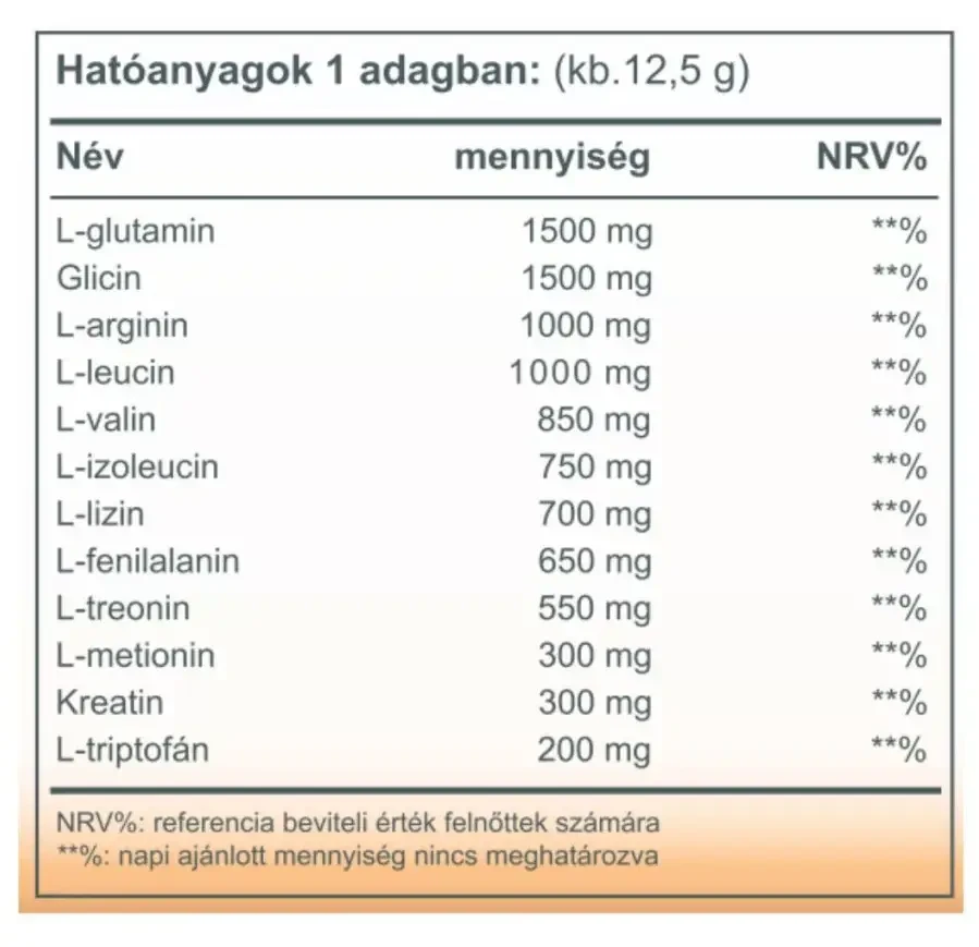 VK Aminosav Komplex Karamell - Kávé Ízű 312 g