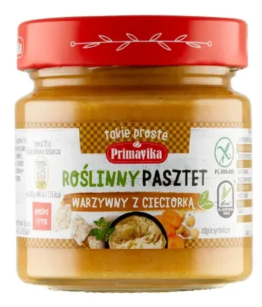 PRIMAVIKA Csicseriborsó pástétom zöldségekkel 160g