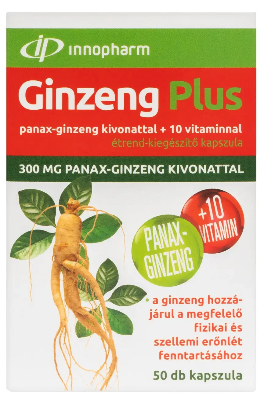 InnoPharm Ginseng Plus kapszula 50db