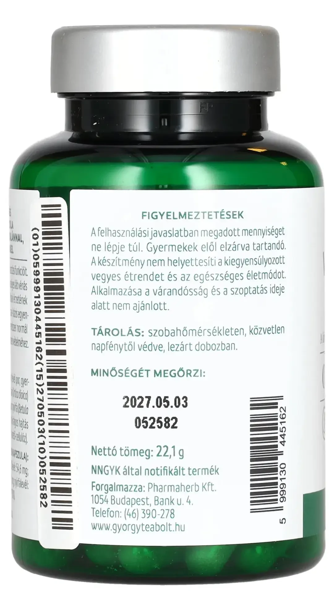 Györgytea Vénás keringés kapszula 60db