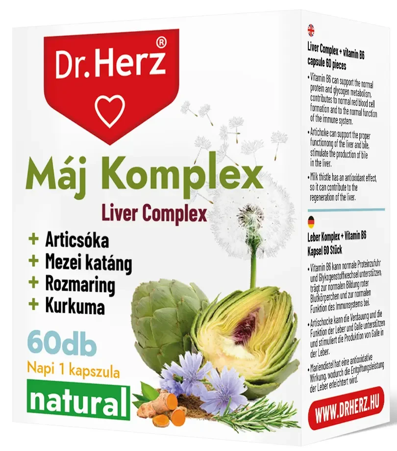 Dr. Herz Máj Komplex 60 db kapszula