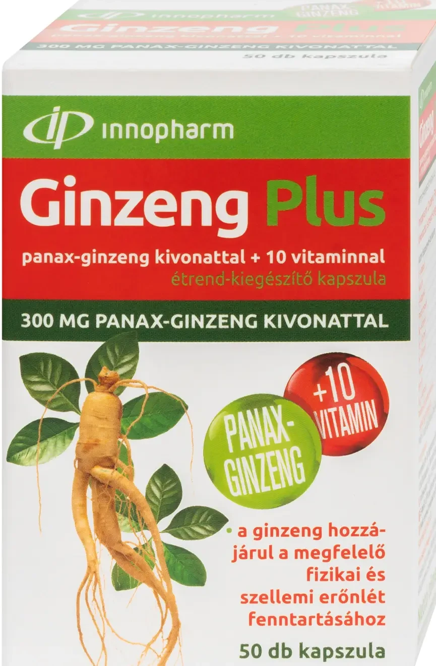 InnoPharm Ginseng Plus kapszula 50db