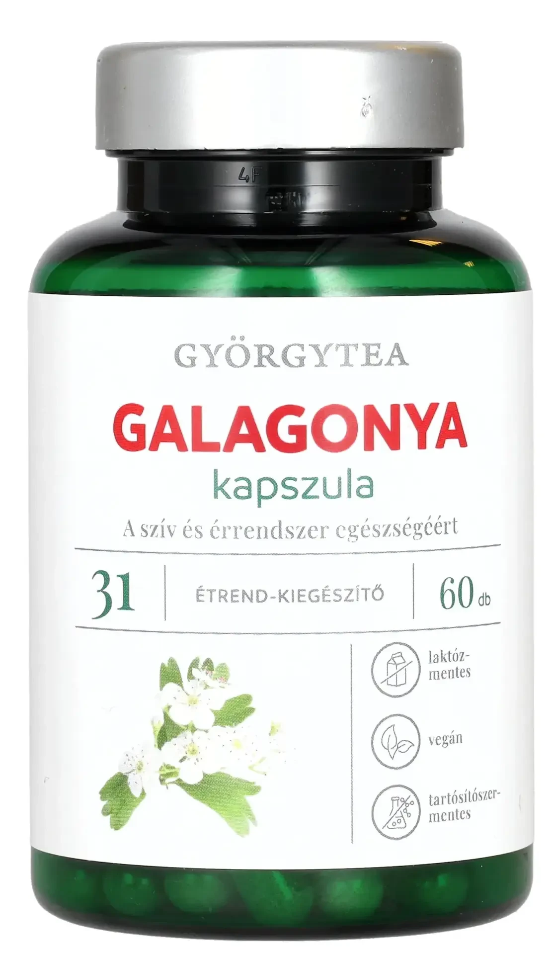 Györgytea Galagonya kapszula 60db