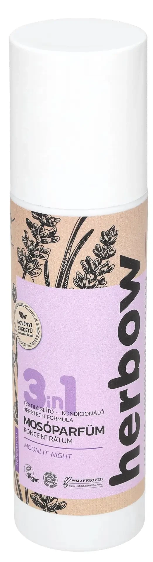 Herbow 3in1 Öblítő és kondicionáló mosóparfüm koncentrátum Holdfényes éj 200ml 40 mosás