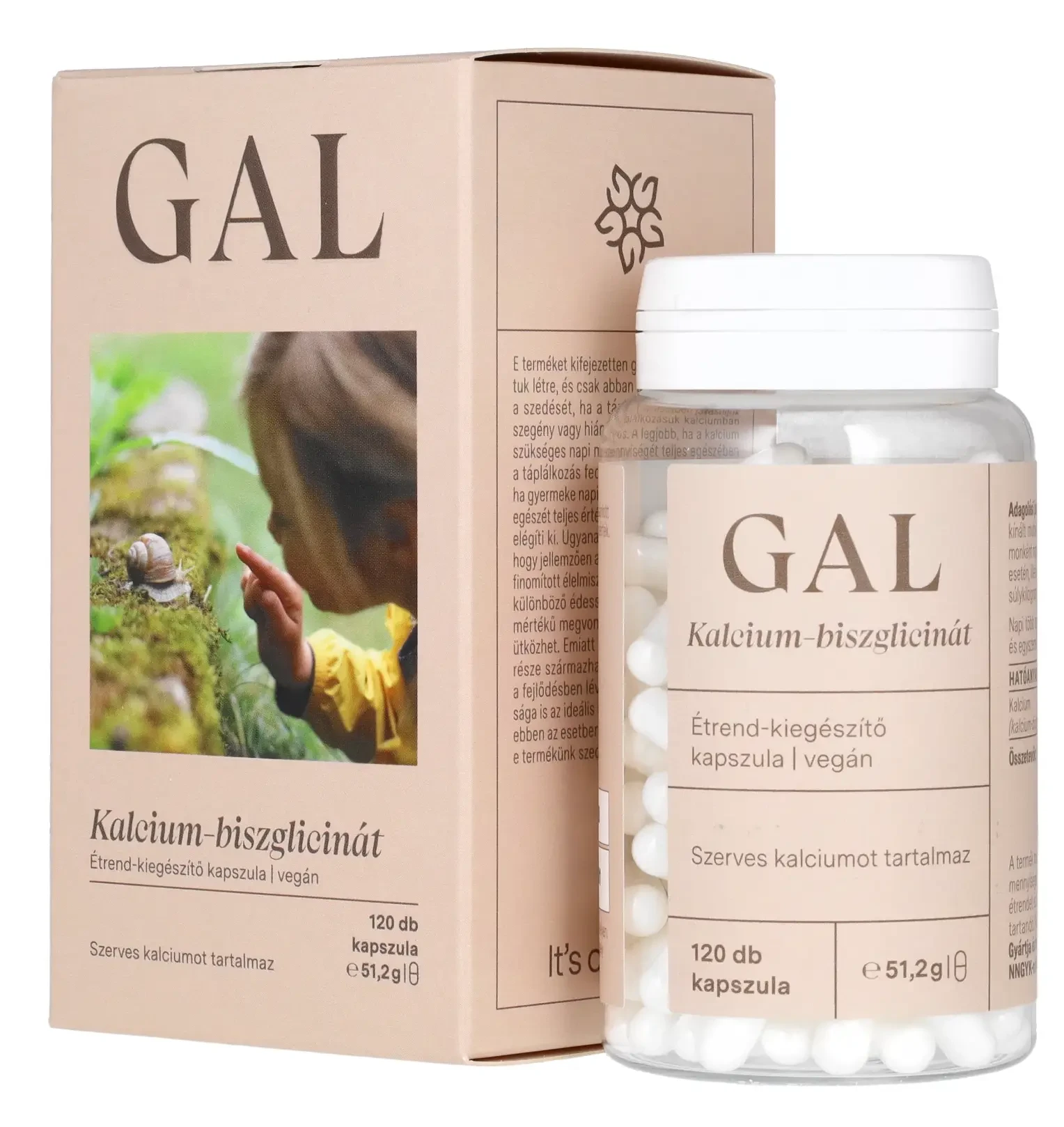 GAL Kalcium Biszglicinát 120 db kapszula