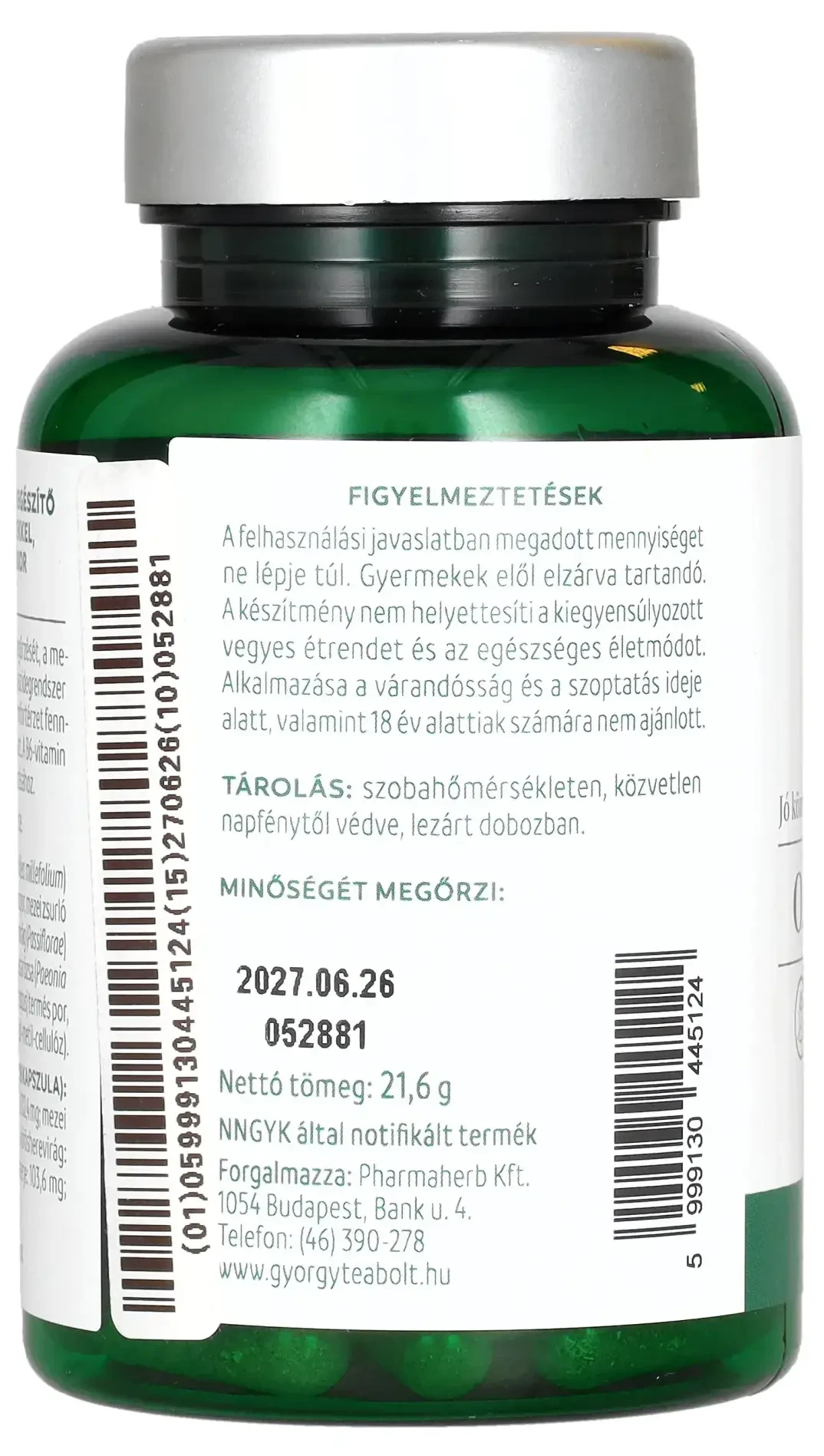 Györgytea Női kapszula 60db