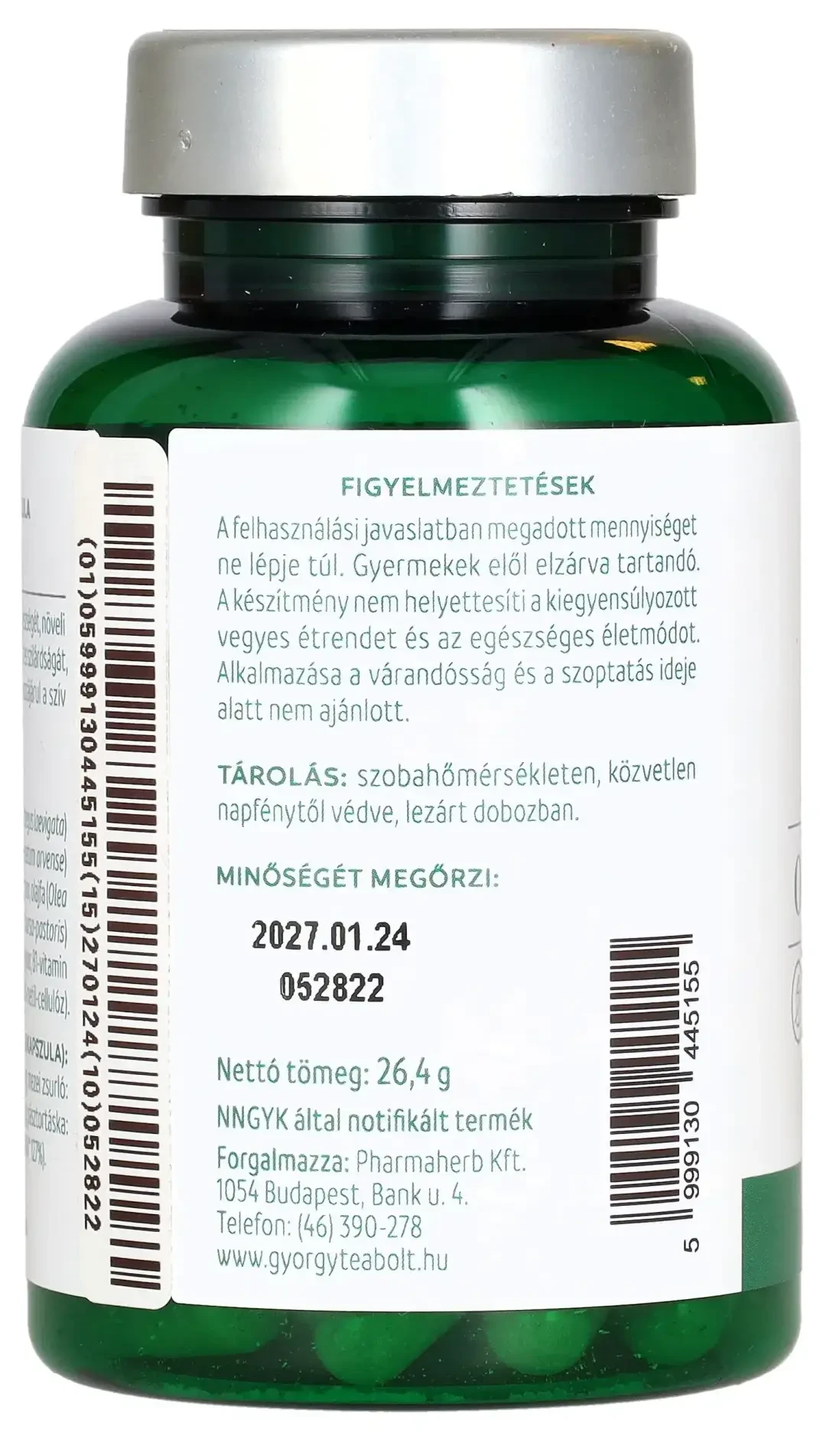 Györgytea Vérnyomás kapszula 60db